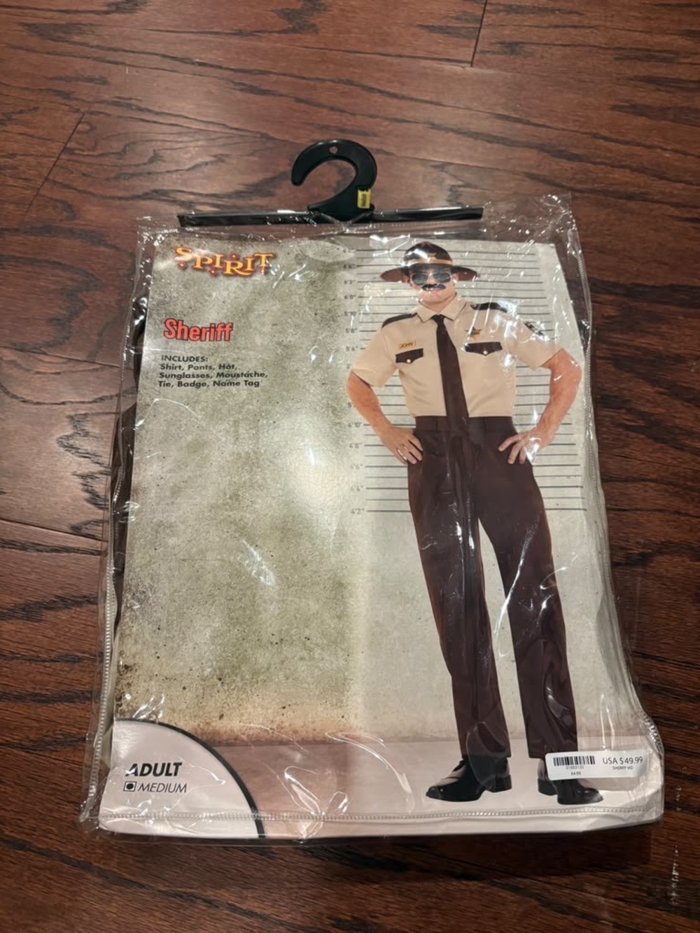Spirit Men's Sheriff Costume Pants in Brown